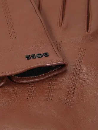 BOSS | Gants en cuir HAINZ | camel